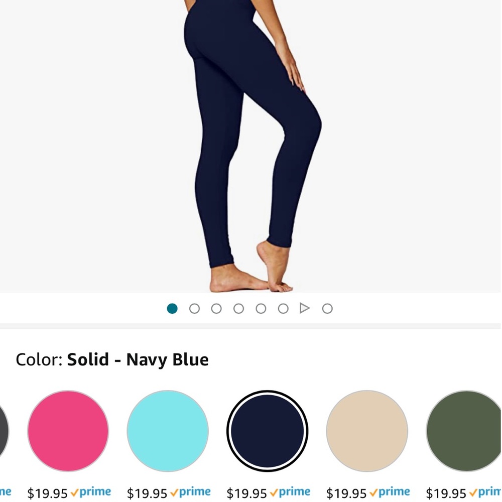 Navy blue buttery soft leggings